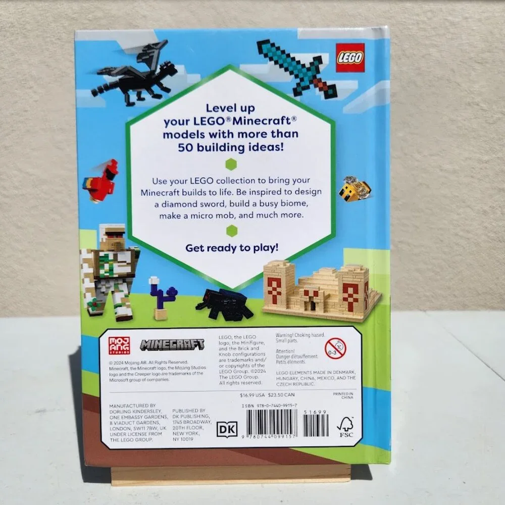 Lego Minecraft Ideas Book Hardcover Builds 9780744099157 ISBN-10 ‏ : ‎ 074409915